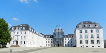 Blick auf das Saarbrücker Schloss