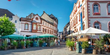 Blick auf den Schlossplatz in St. Wendel