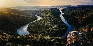 Blick auf die Saarschleife