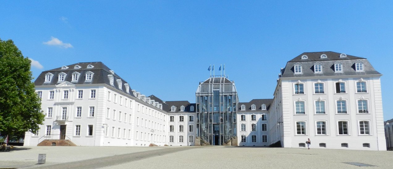 Blick auf das Saarbrücker Schloss